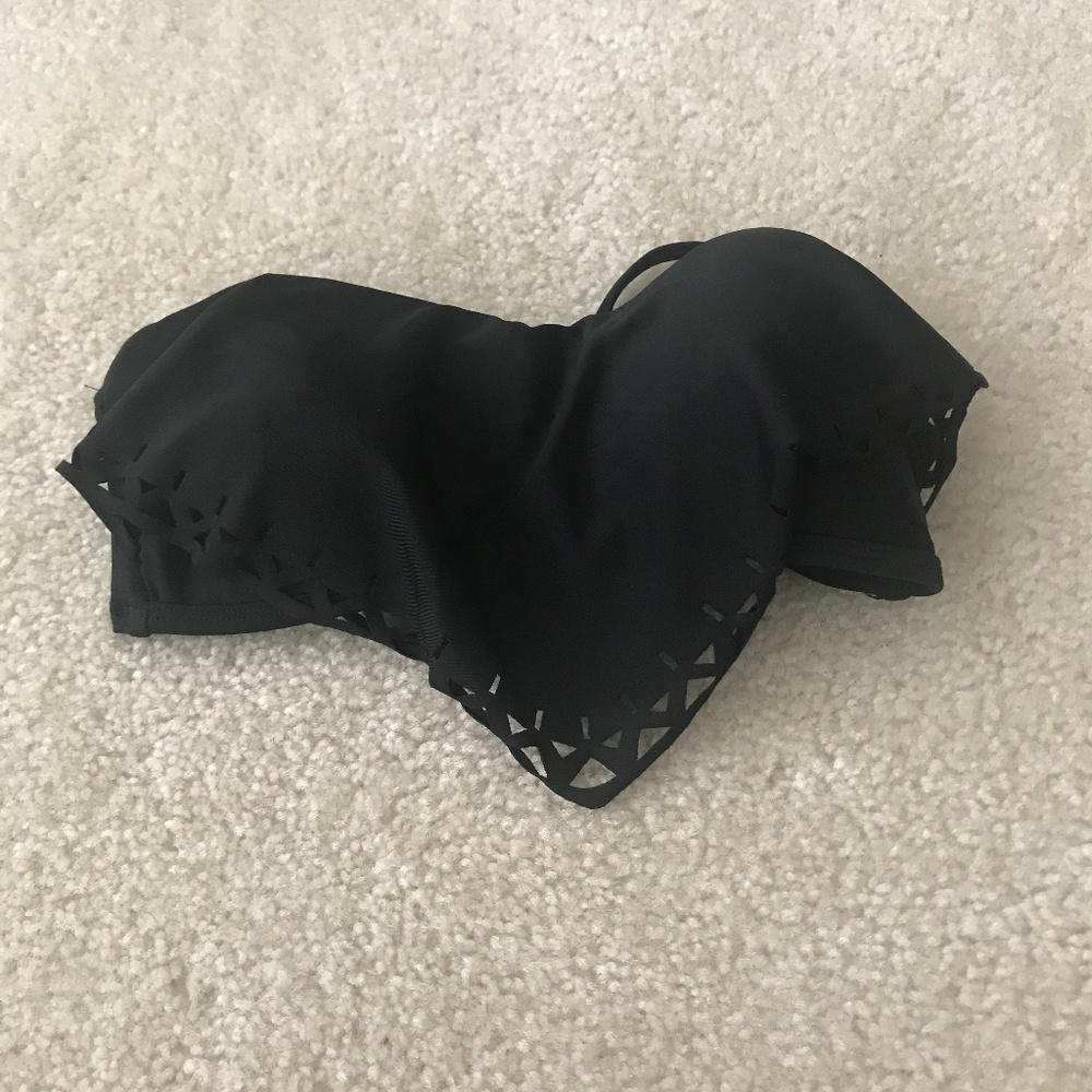 Candie's Swim Bandeau Top Black in XS